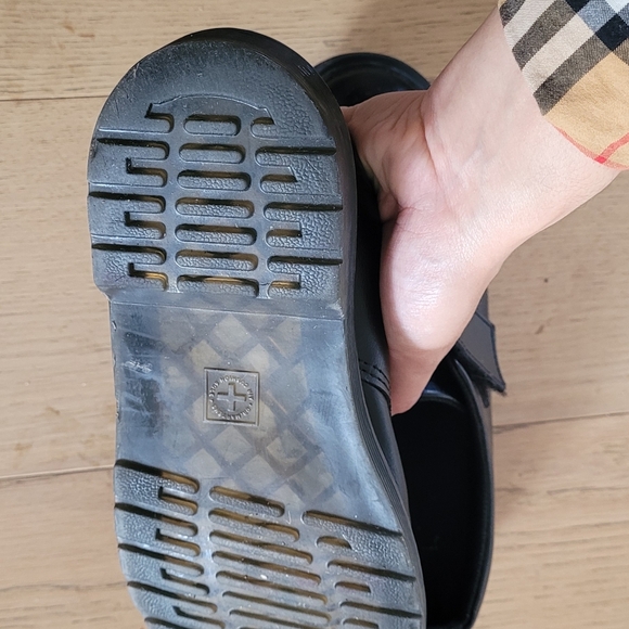 Dr. Martens Black Leather Velcro Shoes - Picture 5 of 6